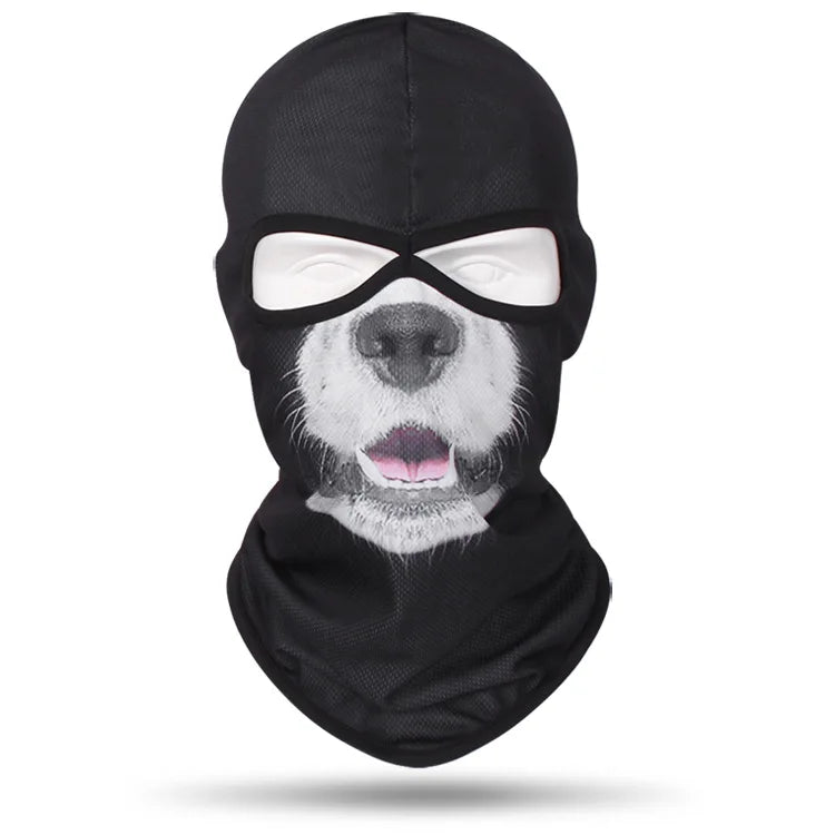 White Husky Face Balaclava