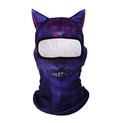 Grey Tabby Balaclava with Ears