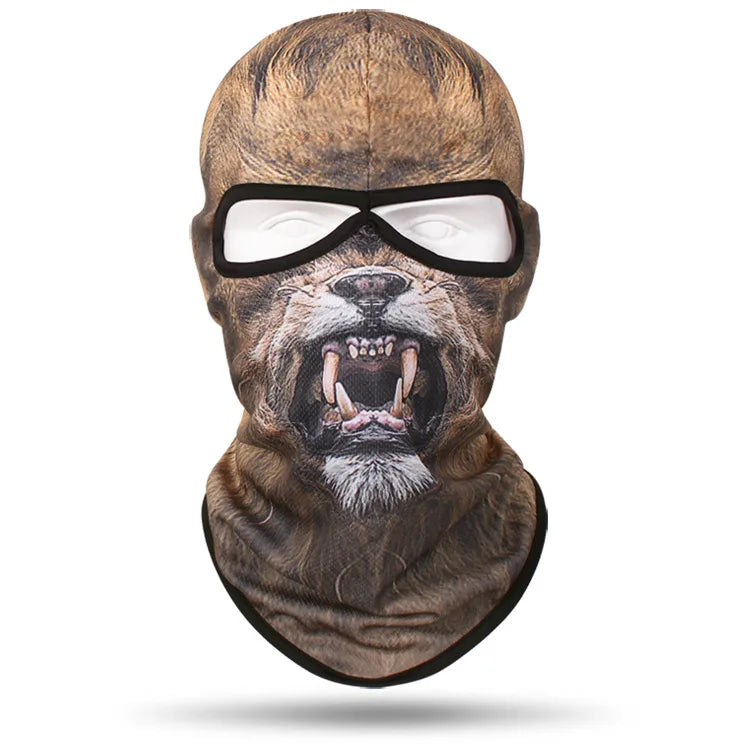 Angry Tiger Face Balaclava