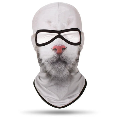 White Husky Face Balaclava
