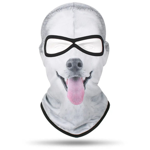 White Husky Face Balaclava