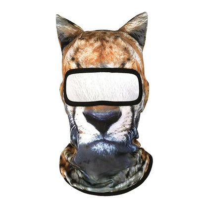 Grey Tabby Balaclava with Ears