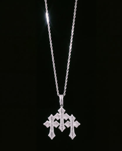 Triple Cross necklace