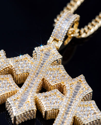 Triple Cross necklace