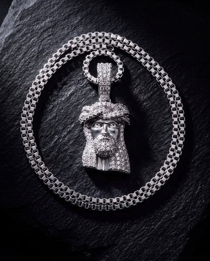 925 Sterling Silver Jesus Pendant