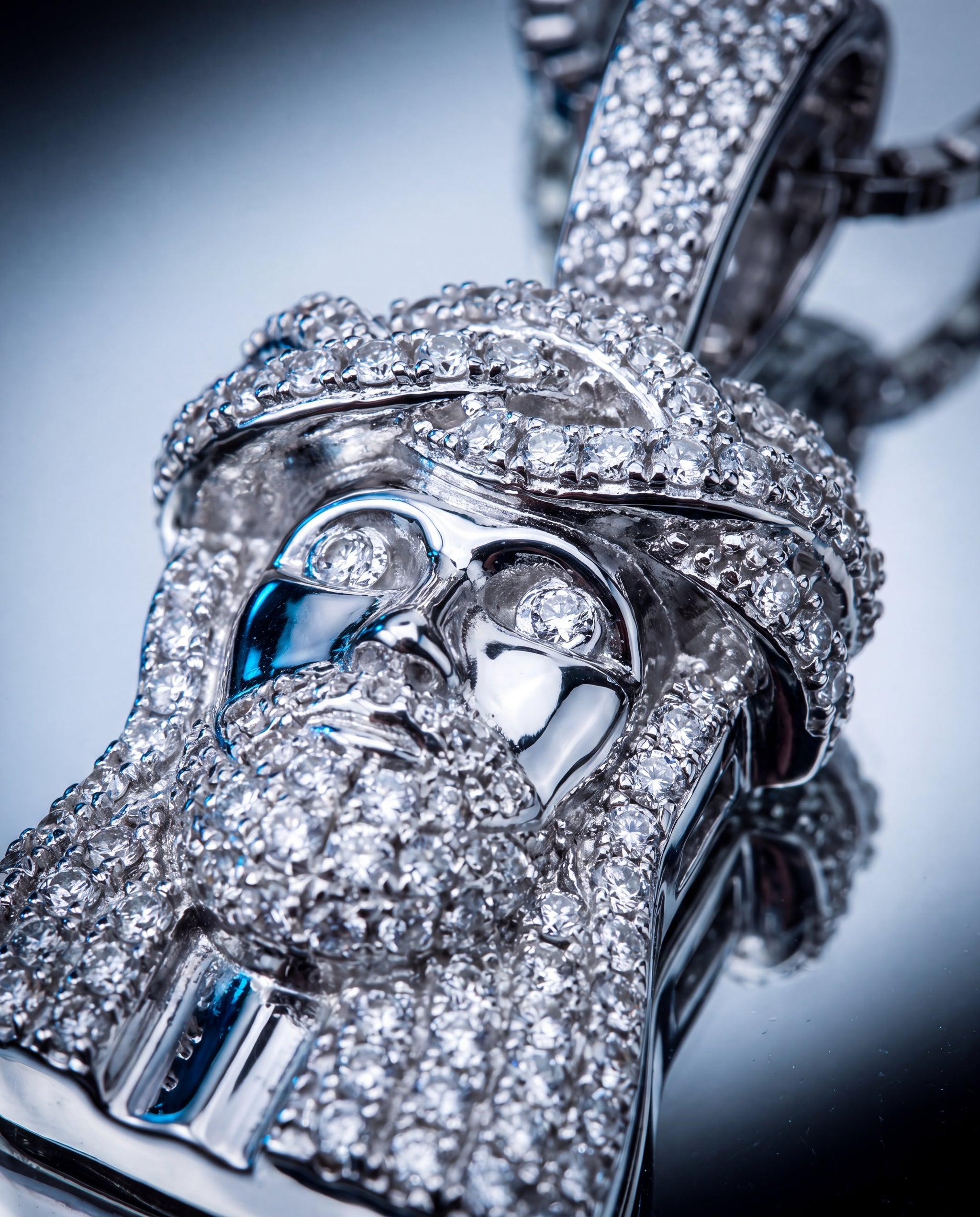 925 Sterling Silver Jesus Pendant