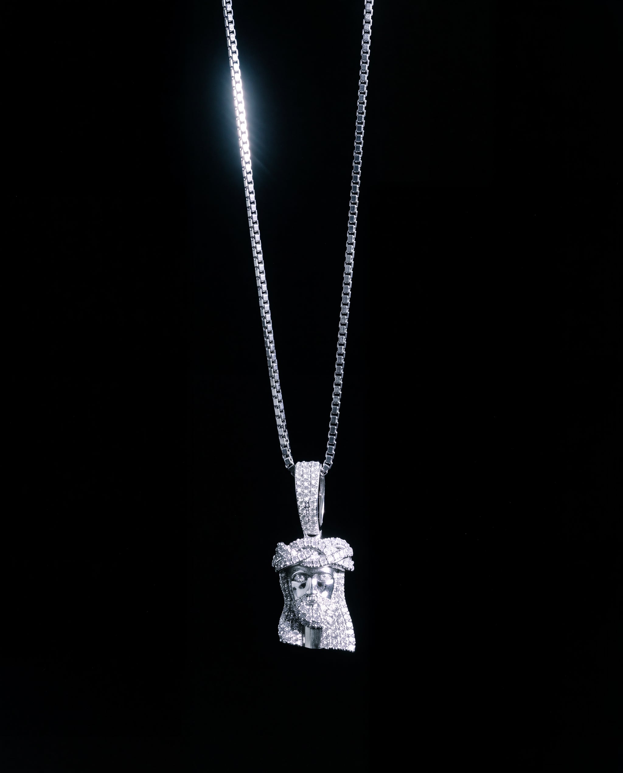 925 Sterling Silver Jesus Pendant