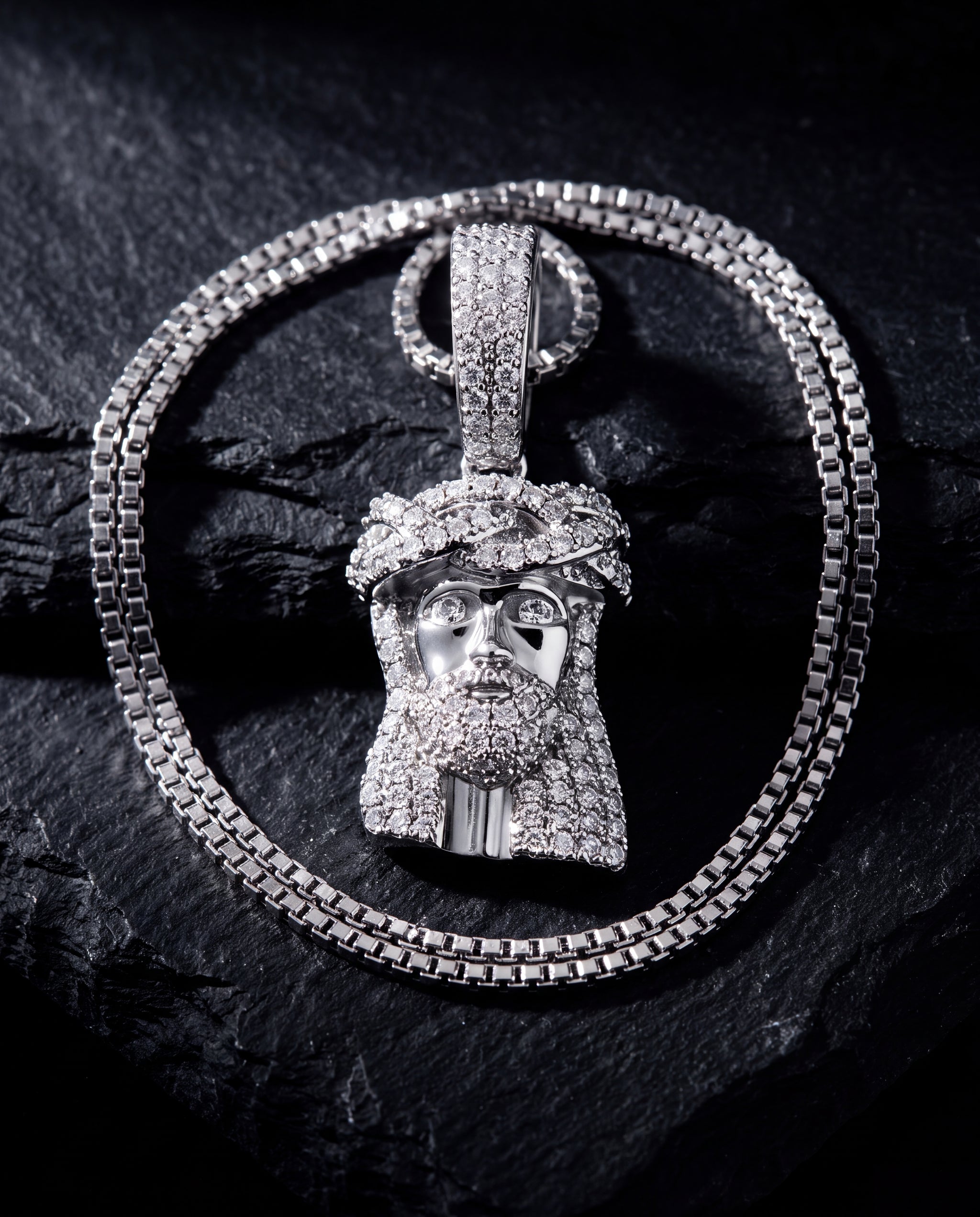 925 Sterling Silver Jesus Pendant