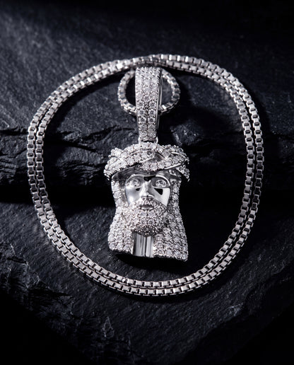 925 Sterling Silver Jesus Pendant