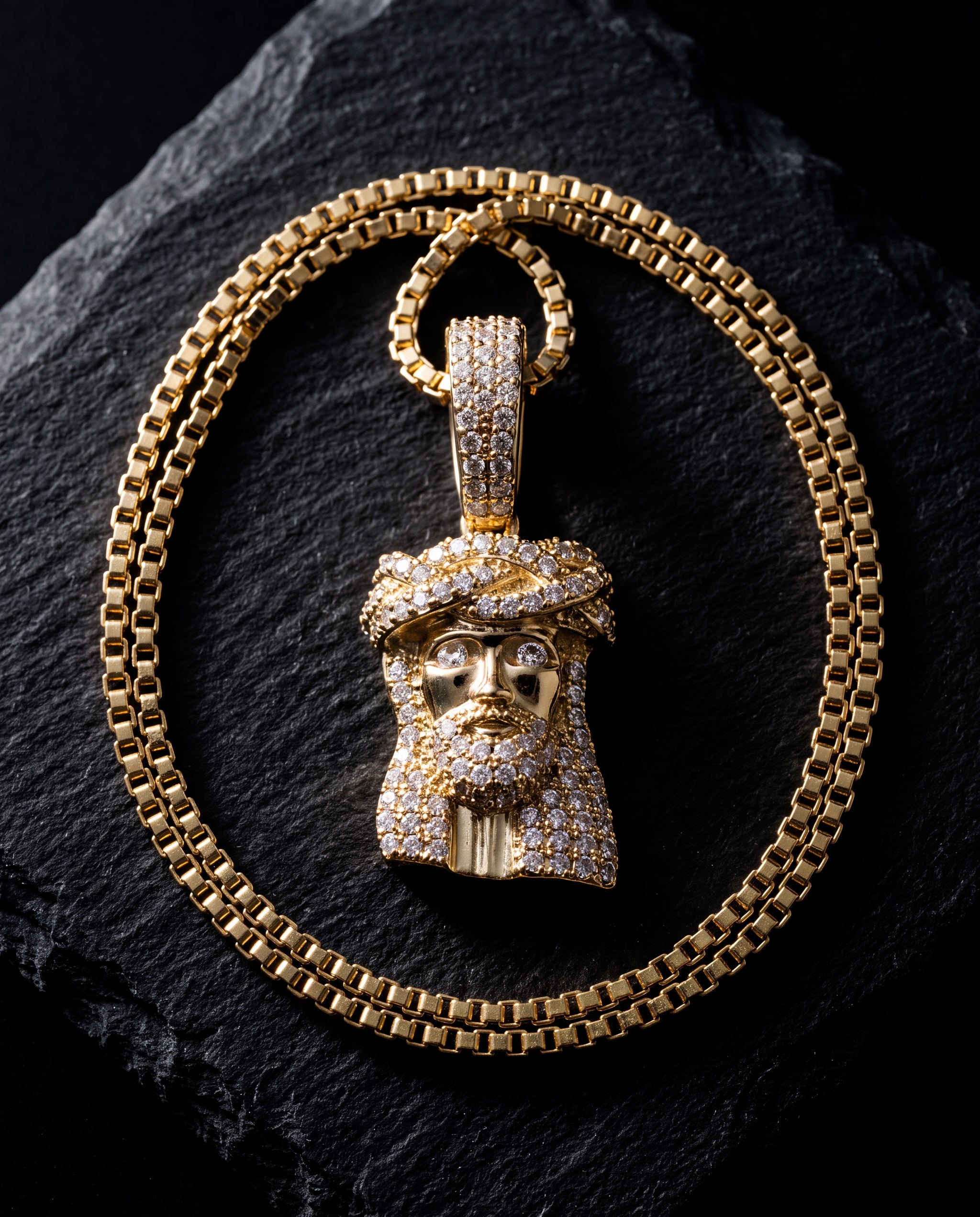 925 Sterling Silver Jesus Pendant
