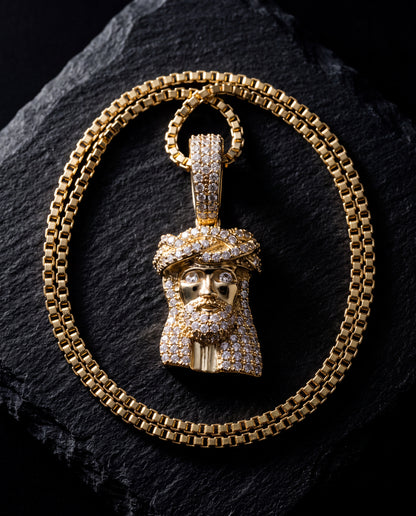 925 Sterling Silver Jesus Pendant