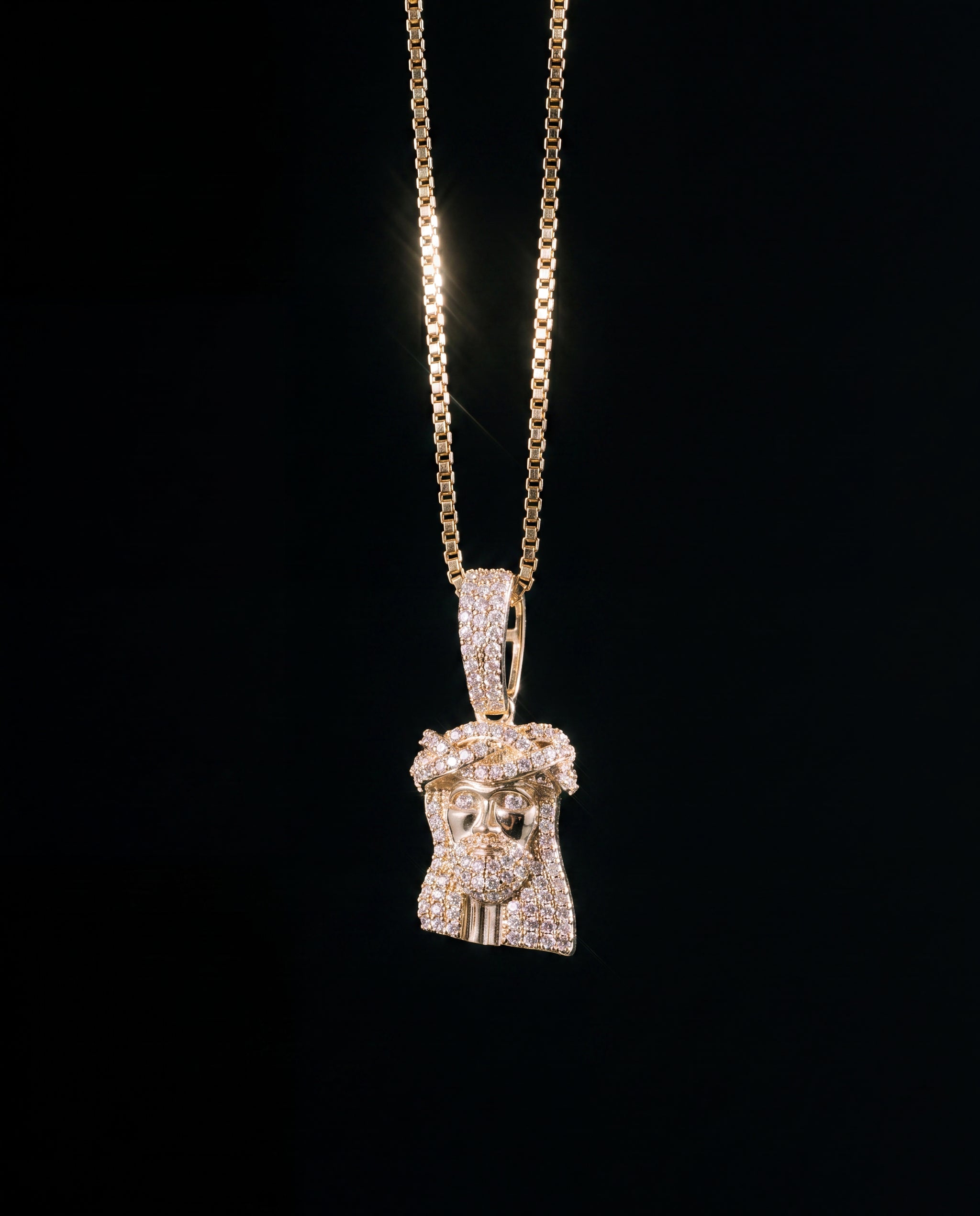925 Sterling Silver Jesus Pendant