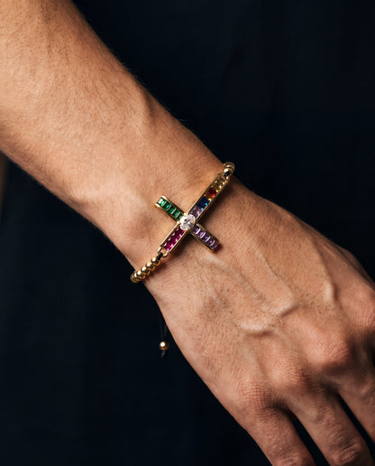 Zircon Cross Bracelet